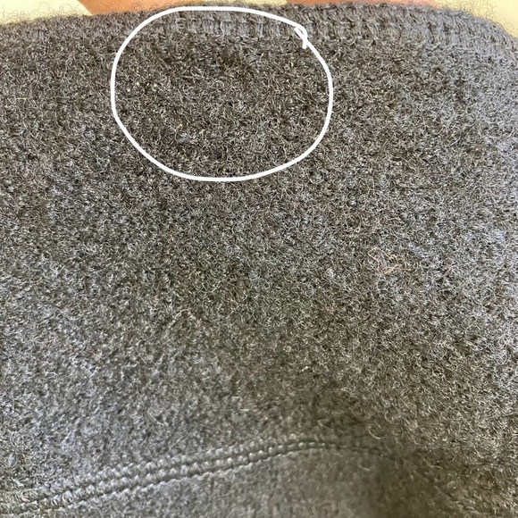 Charter Club Vintage 100% Wool Collared Cardigan Shacket Black Minimalist Sz 2X - Picture 16 of 16